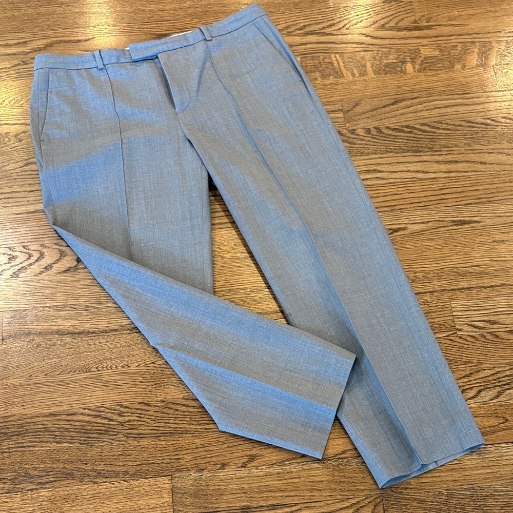 J. Crew Tollegno 1900 wool blend Classic Dress Pants - Light Gray, 8